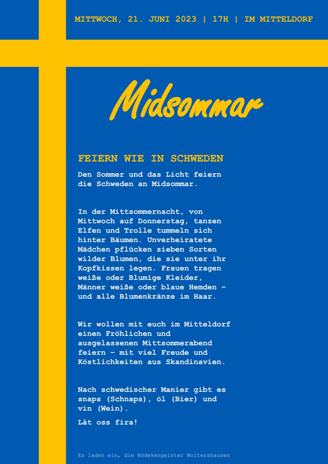 Flyer Midsommar
