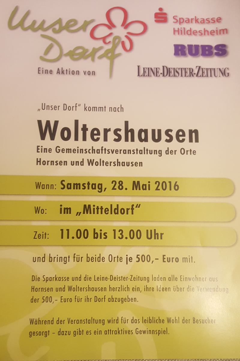 Flyer Unser Dorf